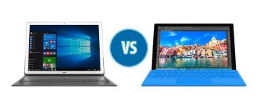 Huawei MateBook vs Surface Pro 4