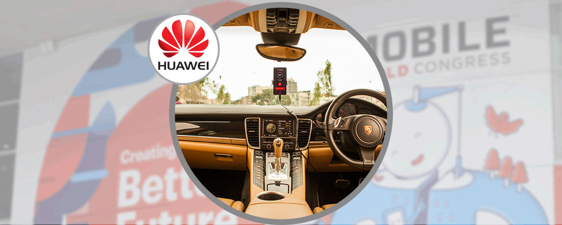 MWC18: Huawei muestra el primer coche conducido por smartphone con IA