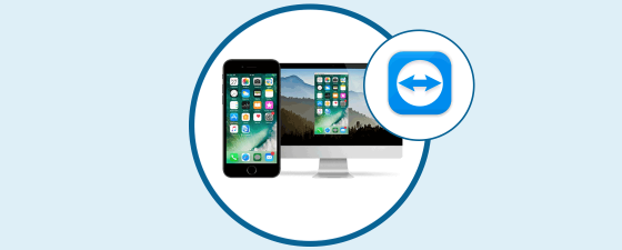 Comparte pantalla con la App de TeamViewer para iPhone iOS 11