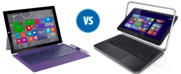 Dell XPS 12 contra Surface Pro 3