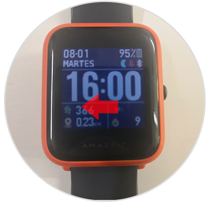 Reiniciar amazfit bip