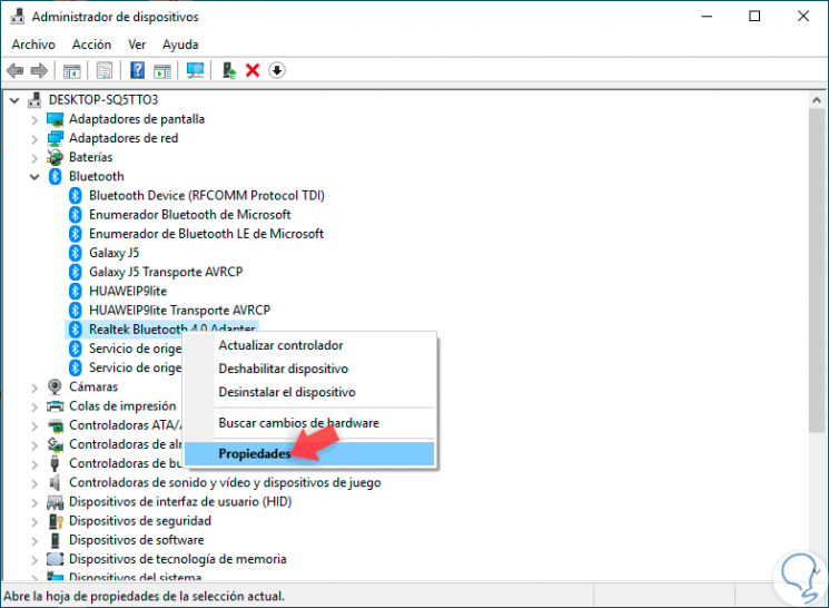Cómo instalar o desinstalar driver Bluetooth Windows 10 Solvetic