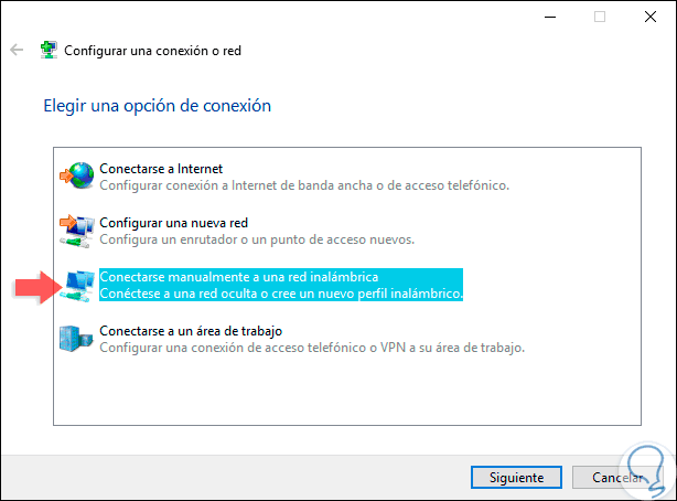 No se puede conectar a esta red windows 8