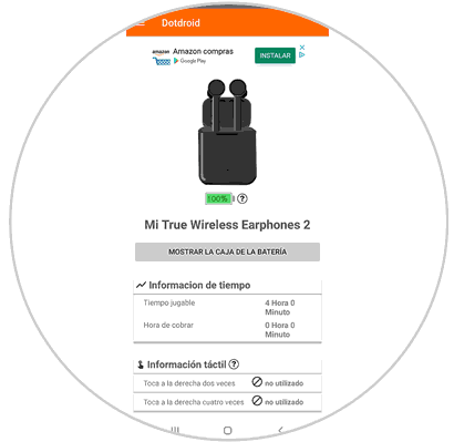 fuerte matraz Descomponer Cómo ver batería Airdots Pro 2 (Xiaomi Mi Air 2) - Solvetic