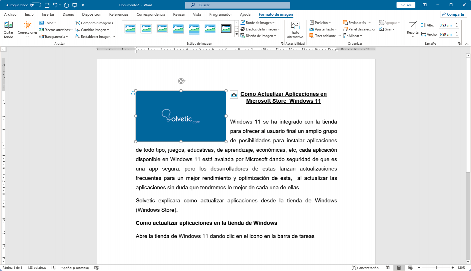 Como Escribir En Word Escribir al lado de una Imagen en Word - Solvetic