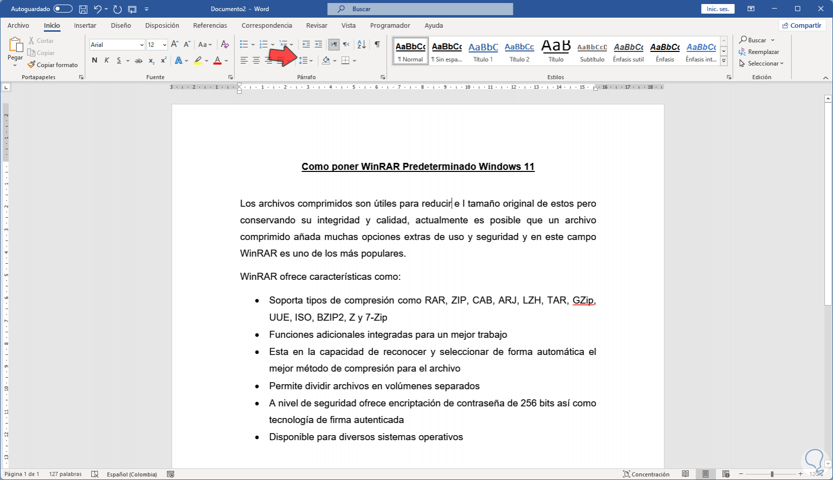 Doble Espaciado En Word ▷ Cómo poner Doble Espacio en Word ✔️ - Solvetic