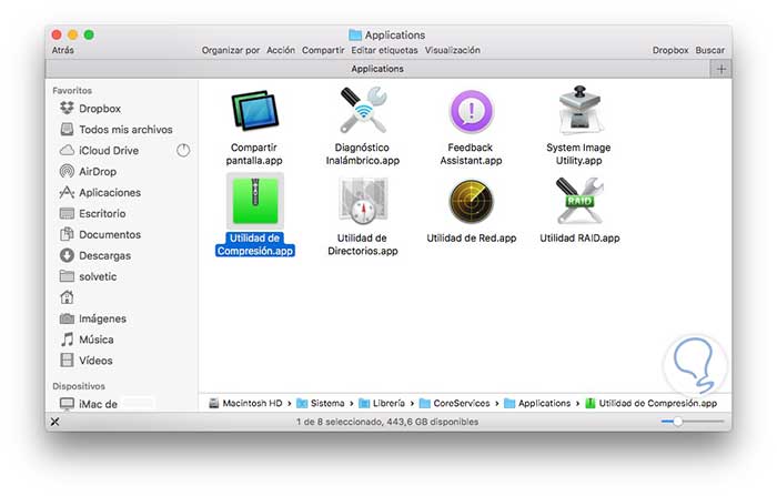 Como descomprimir un archivo zip en mac