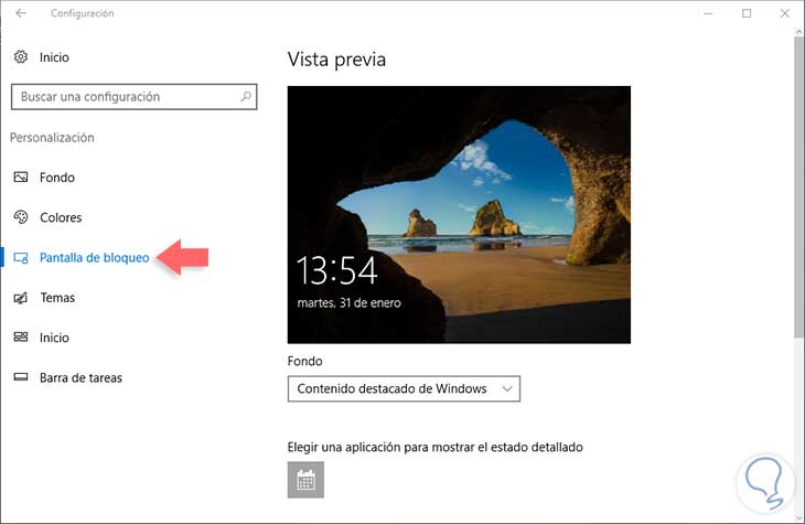 Cómo personalizar pantalla de bloqueo Windows 10 - Solvetic