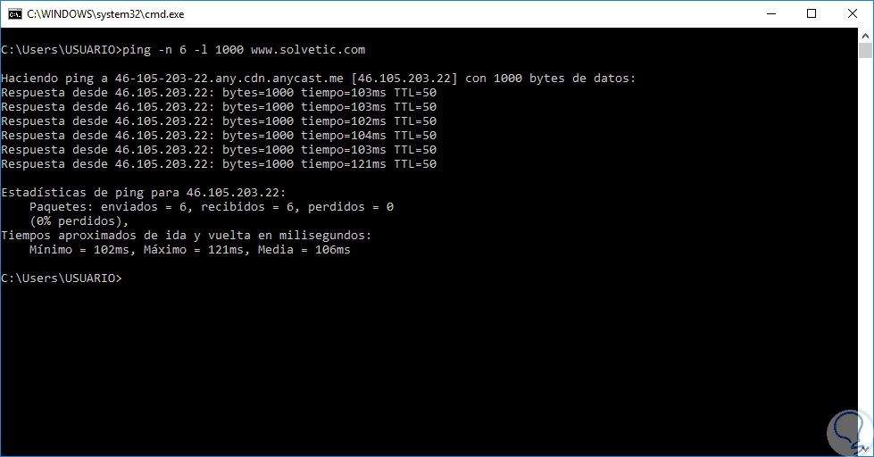 Manual qué es y cómo usar comando PING Windows y Linux Solvetic