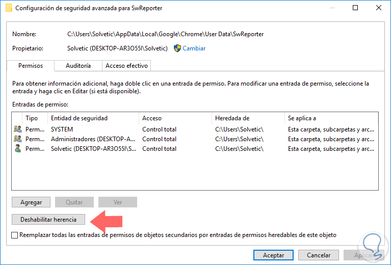 Cómo desactivar en Chrome (software_reporter_tool.exe) Solvetic