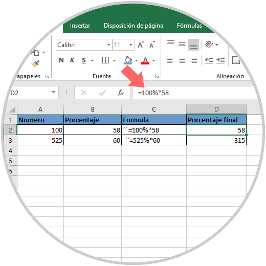 Formato de número en excel