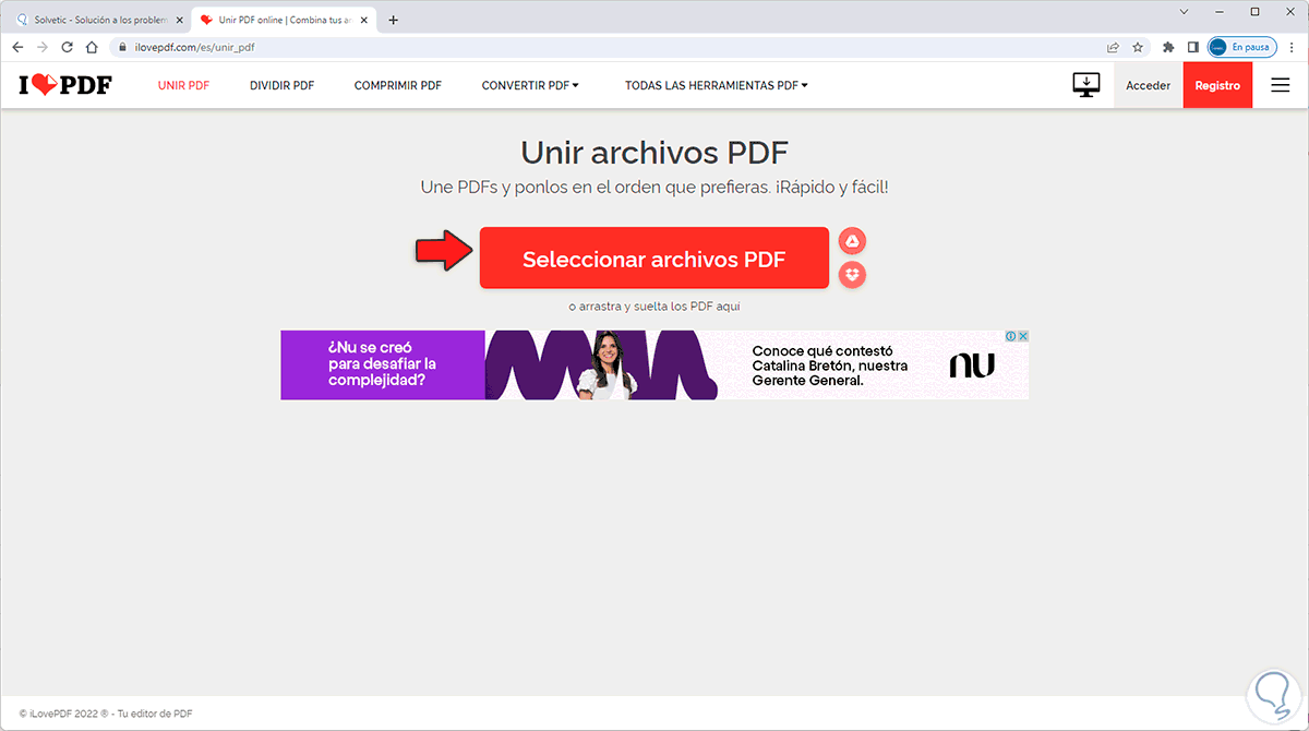 Cómo Juntar Archivos PDF en Uno solo Gratis ✔️ FACIL - Solvetic