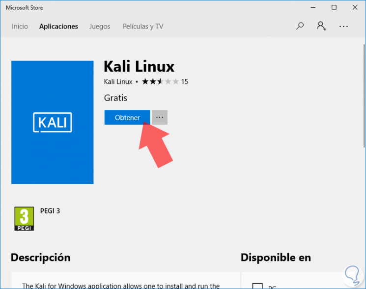 Instalar Kali Linux con interfaz gráfica en Windows 10 Solvetic