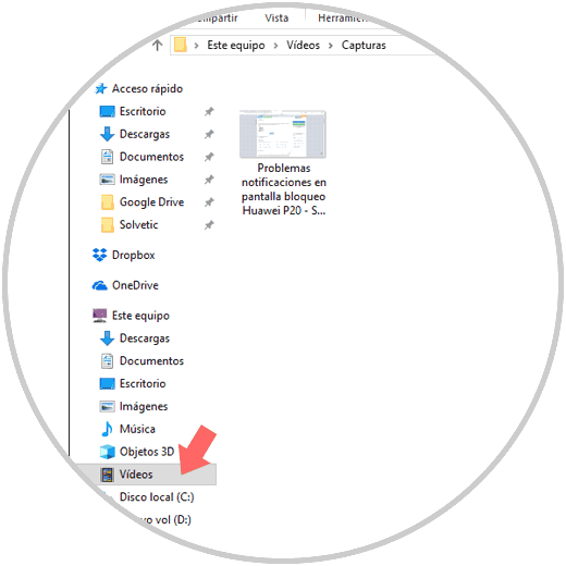 Dónde se las capturas pantalla Windows 10 - Solvetic