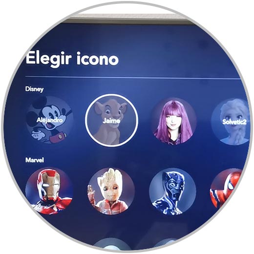 Cómo cambiar (foto) imagen perfil Disney Plus - Solvetic