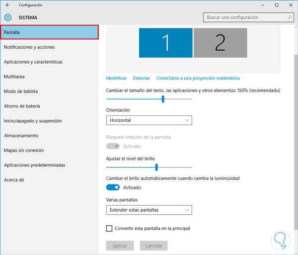 ▷ CAMBIAR RESOLUCION segunda pantalla Windows 10 - Solvetic