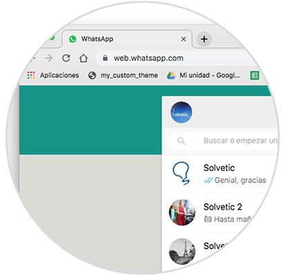WhatsApp Web en Safari