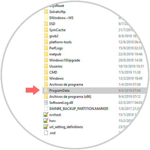 Virus Se convierte en Cristo Qué es carpeta ProgramData Windows 10 - Solvetic