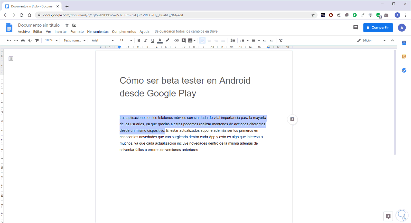 ▷ Cómo tachar palabras en Google Docs - Solvetic