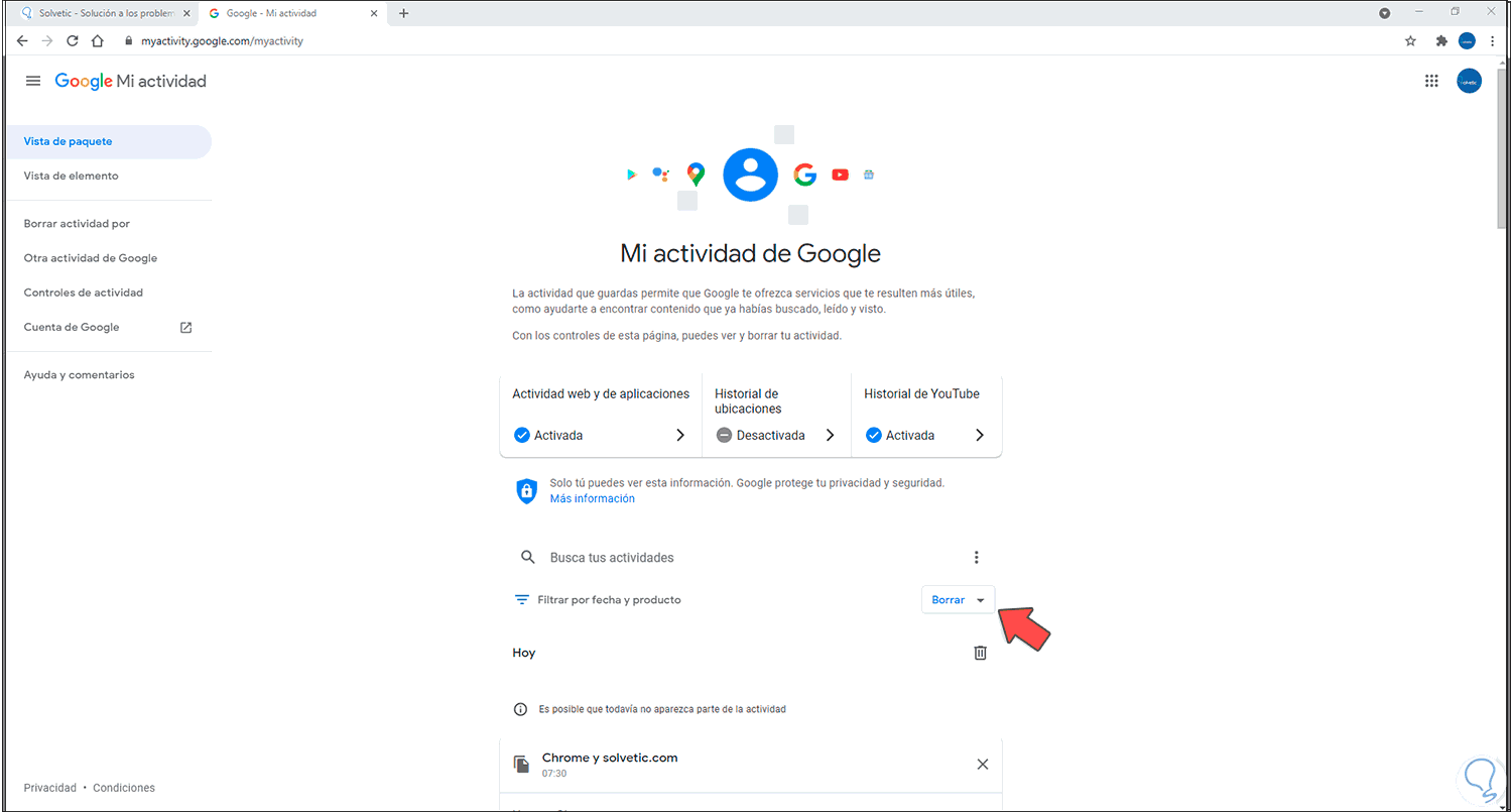 Alergie Brace Nahoru como borrar el historial del computador Výtah za