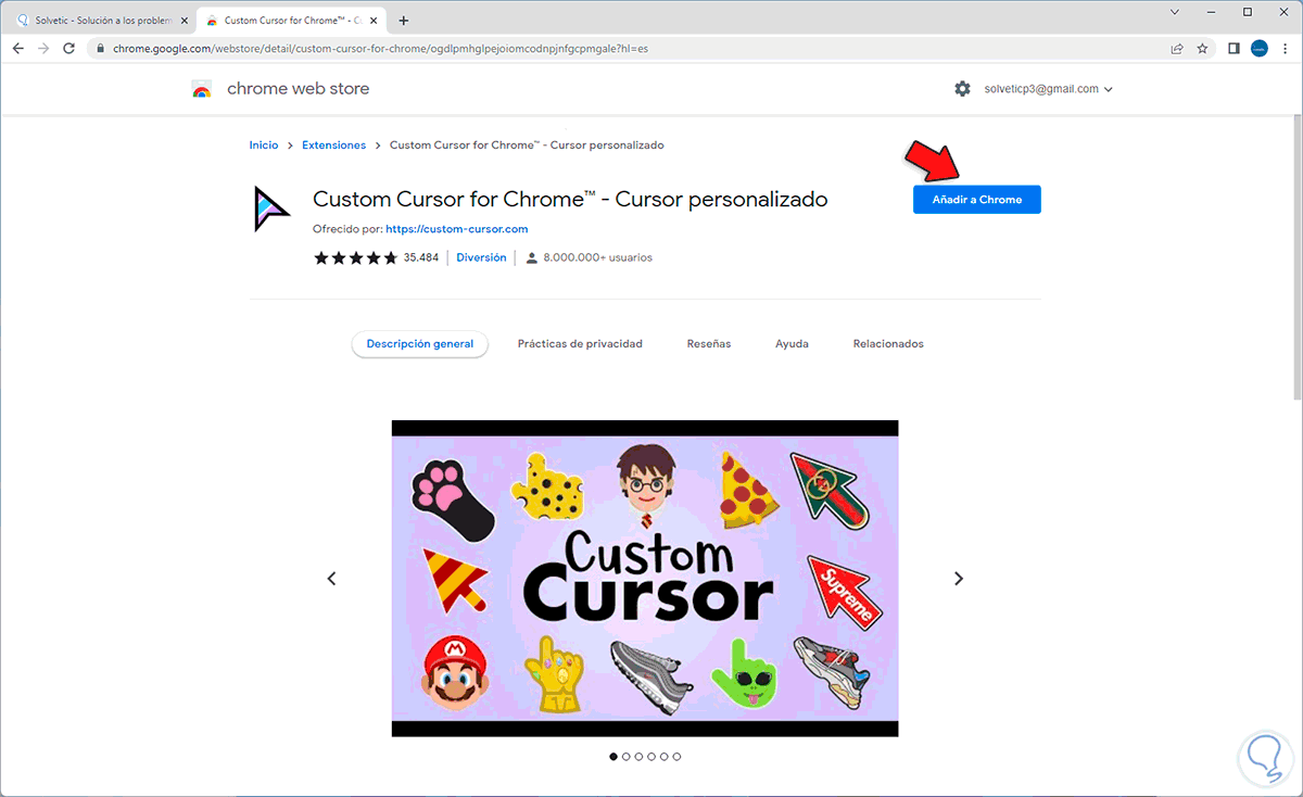 👆 CUSTOM CURSOR FOR CHROME™ - CAMBIA tu CURSOR del RÁTON por uno DIVERTIDO  en CHROME 