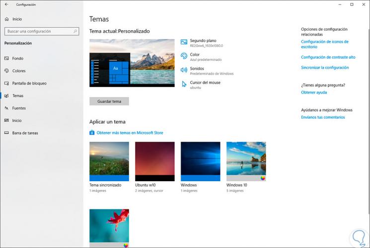 Donde Se Guardan Los Temas De Windows 10