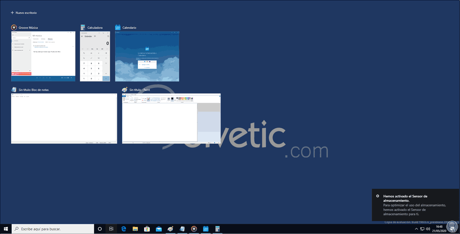 ¿Cómo cambiar entre escritorios en Windows 10?
