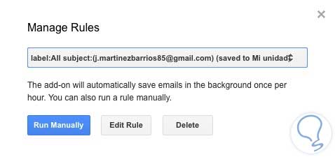 Guardar correos de Gmail automáticamente en Google Drive