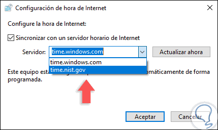 Óxido Intestinos Manual Cómo sincronizar el reloj Windows 10 con Internet - Solvetic