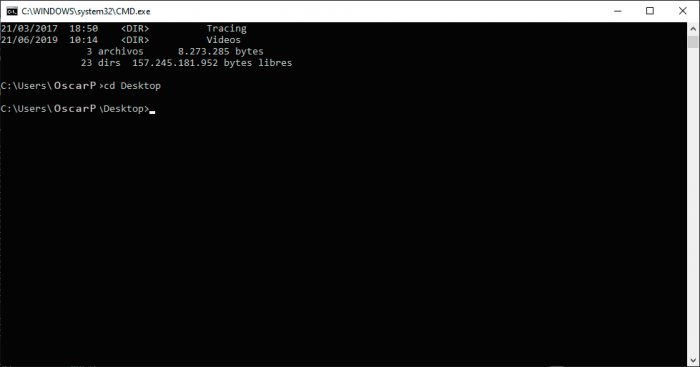 Como entrar al Escritorio desde CMD - Solvetic