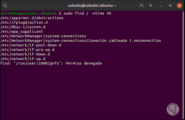 Comportamiento Arte artillería Cómo usar comando Find en Linux - Solvetic