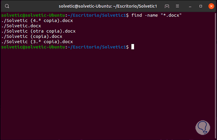 Marcado Necesito Simplemente desbordando Cómo usar comando Find en Linux - Solvetic