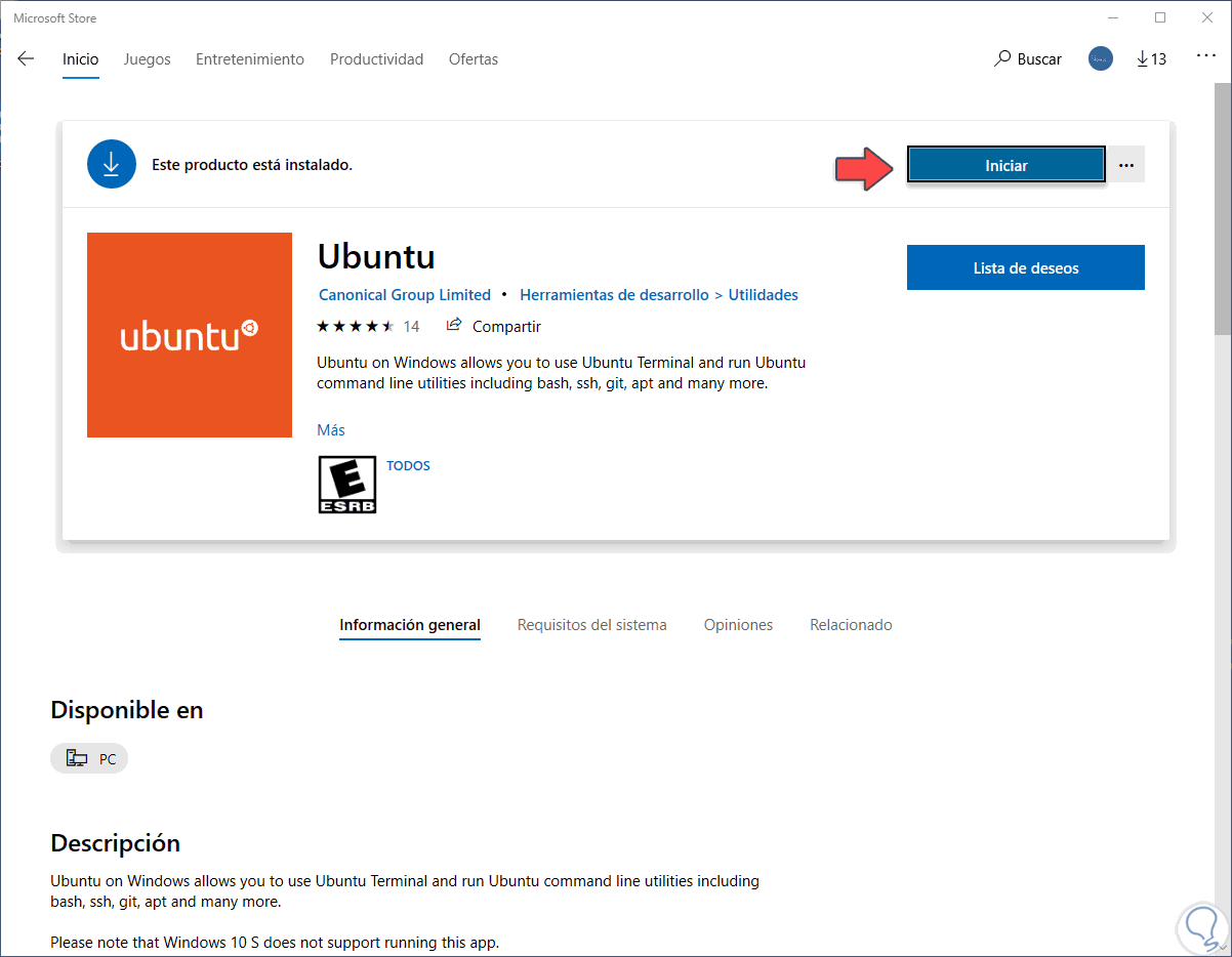 Instalar Terminal Linux en Windows 10 Solvetic