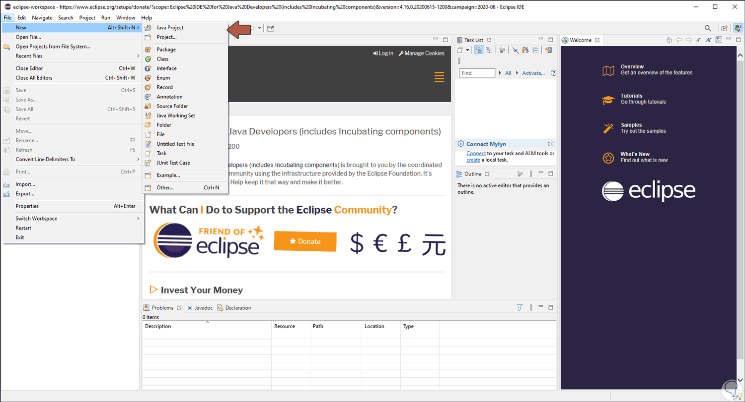 Instalar Eclipse IDE Windows 10 ️ 2021 Solvetic