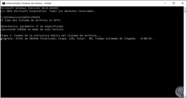 CHKDSK: Reparar disco Windows 10 - Solvetic