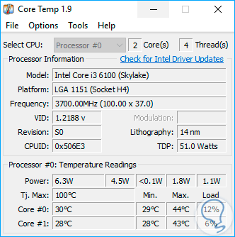 espada granero Empotrar Cómo ver la temperatura de mi PC ✔️ CPU Windows 10 - Solvetic