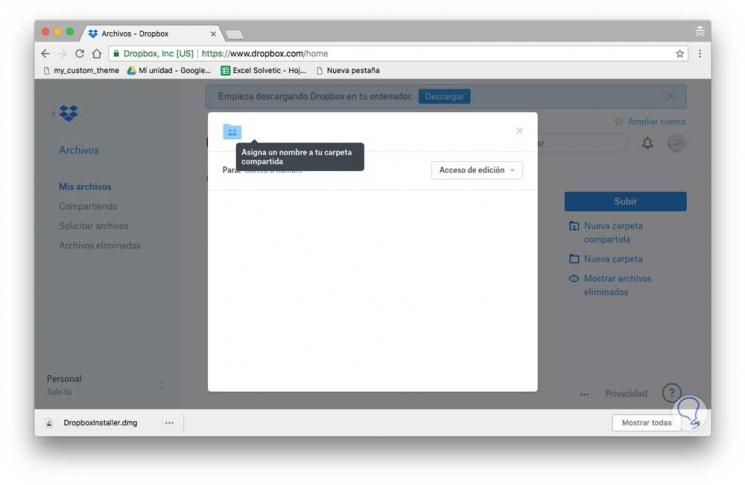 Cómo utilizar las principales funciones de Dropbox - Solvetic