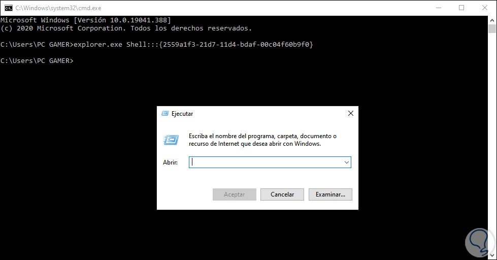 Abrir Ejecutar en Windows 10 Solvetic