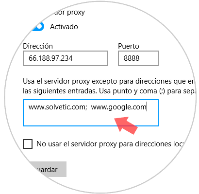 Serrado Pinchazo lema Configurar servidor Proxy y excepciones en Edge Windows 10 - Solvetic