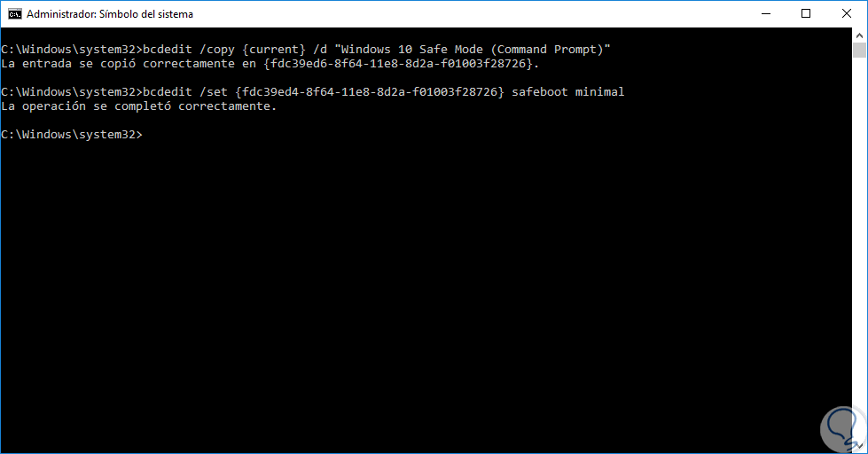Comando BCDEDIT Windows 10 Solvetic
