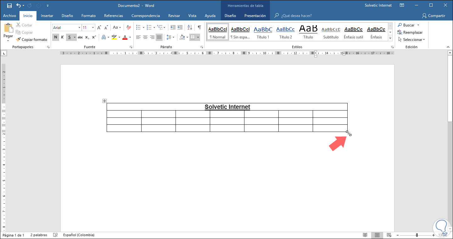 Poner Word En Horizontal Cómo alinear tabla horizontal en Word 2019, 2016 - Solvetic