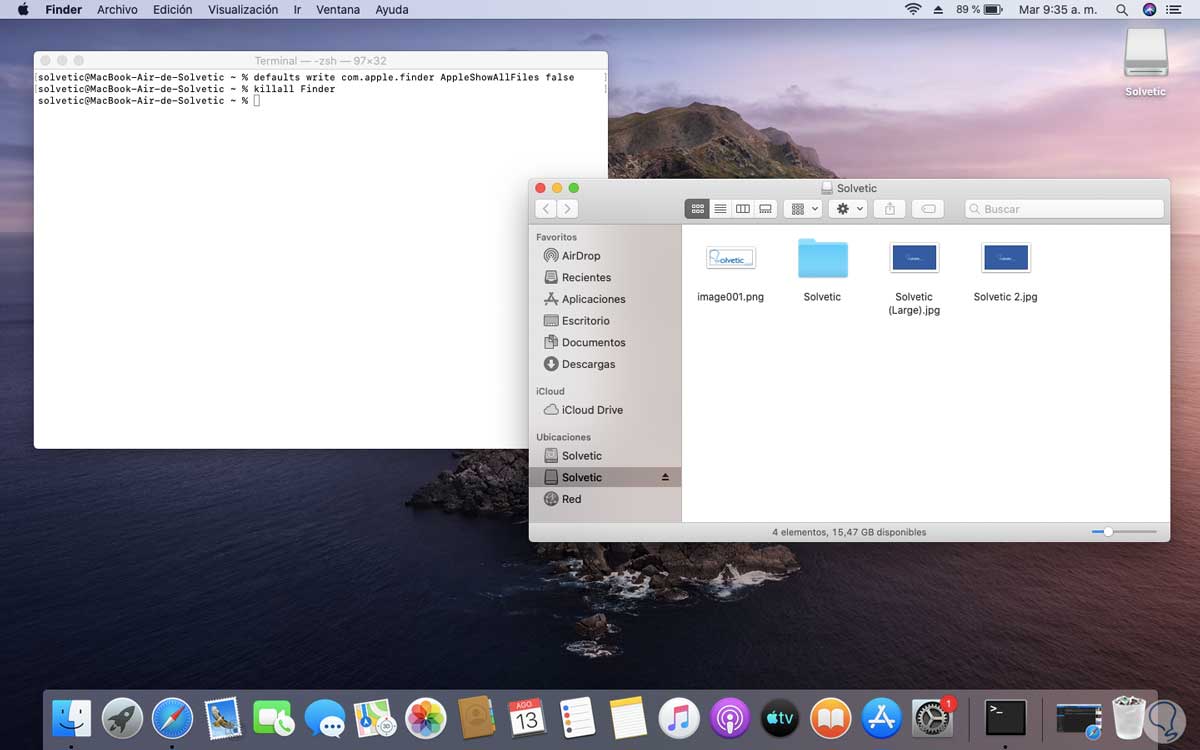 cisne restante Dedicación Cómo ver archivos ocultos en USB Mac - Solvetic