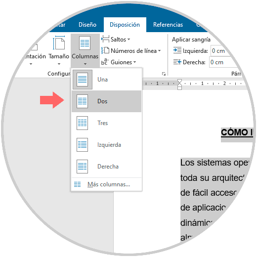 escribir a dos columnas en word Gran venta OFF-68%