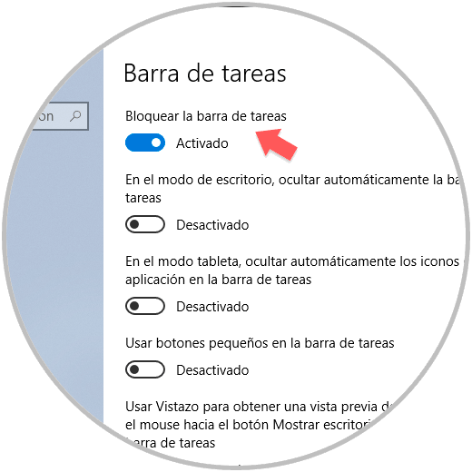 Cómo bloquear o desbloquear Barra de tareas Windows 10 Solvetic