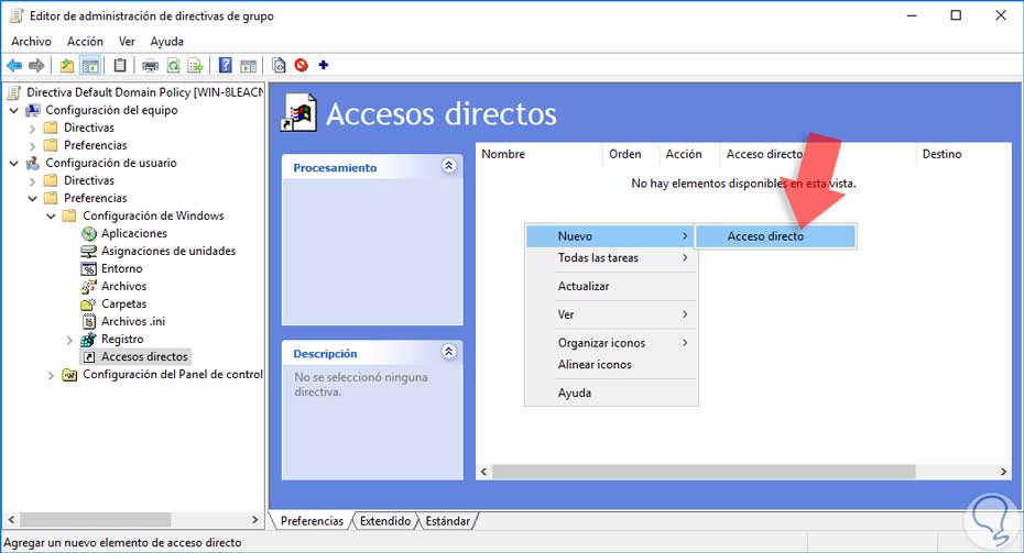 Cómo crear acceso directo y forzar apagar pantalla con GPO - Solvetic