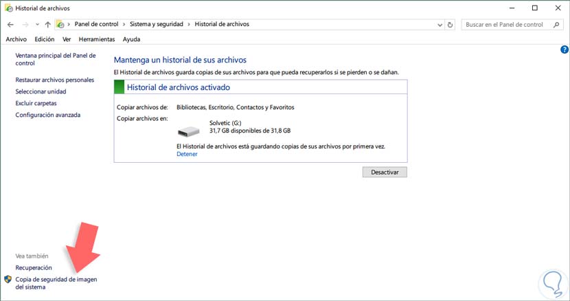 Cómo hacer copia de seguridad completa de Windows 10