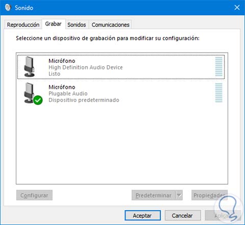 Configurar dos micrófonos en windows 10 Configurar dos micrófonos en windows 10