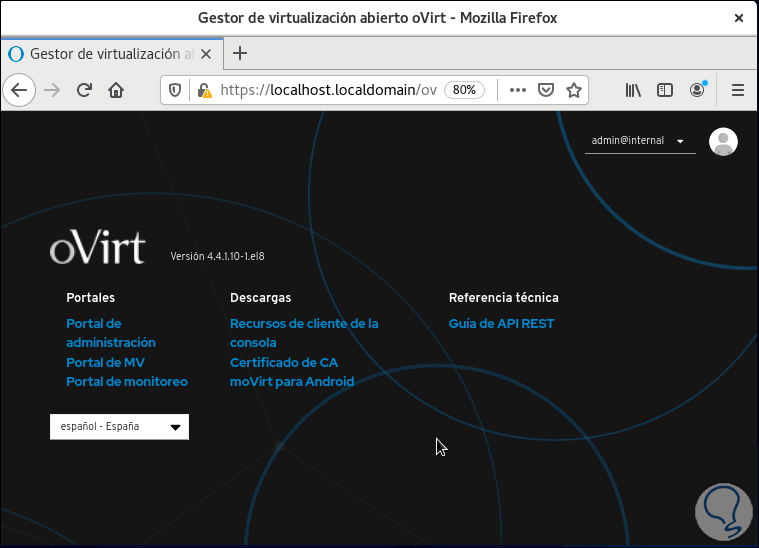 Cómo instalar oVirt CentOS 8 Open Virtualization Manager - Solvetic