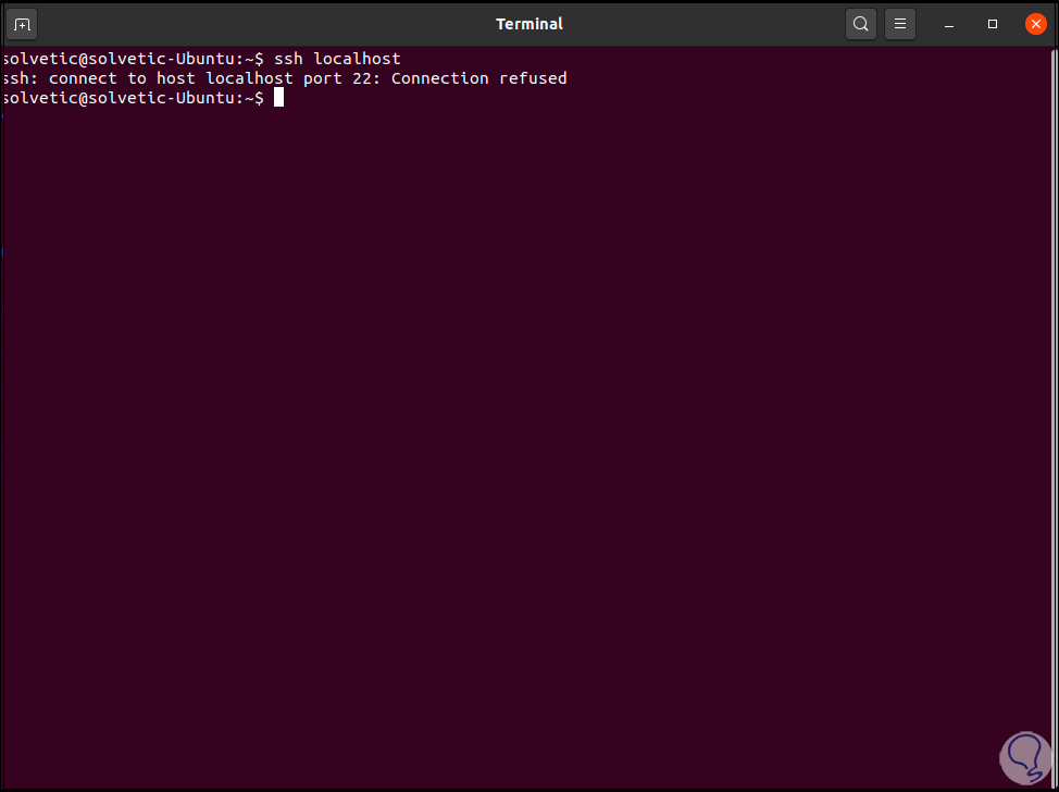 Ssh connect to host port 22