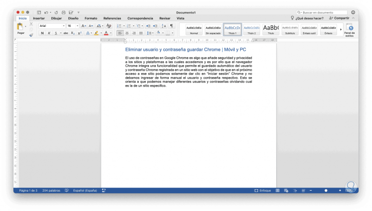 Cómo hacer un Indice en Word Mac | Tabla de contenido  